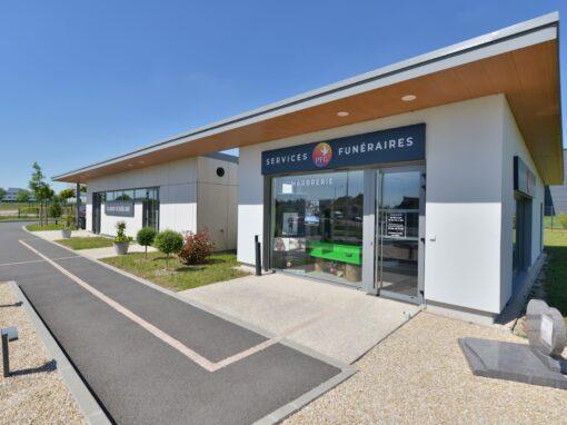 Extérieur de la maison funéraire OGF à Saran