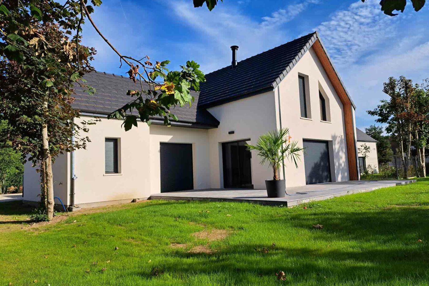 jardin de la maison individuelle du CLOS DES MONTEES