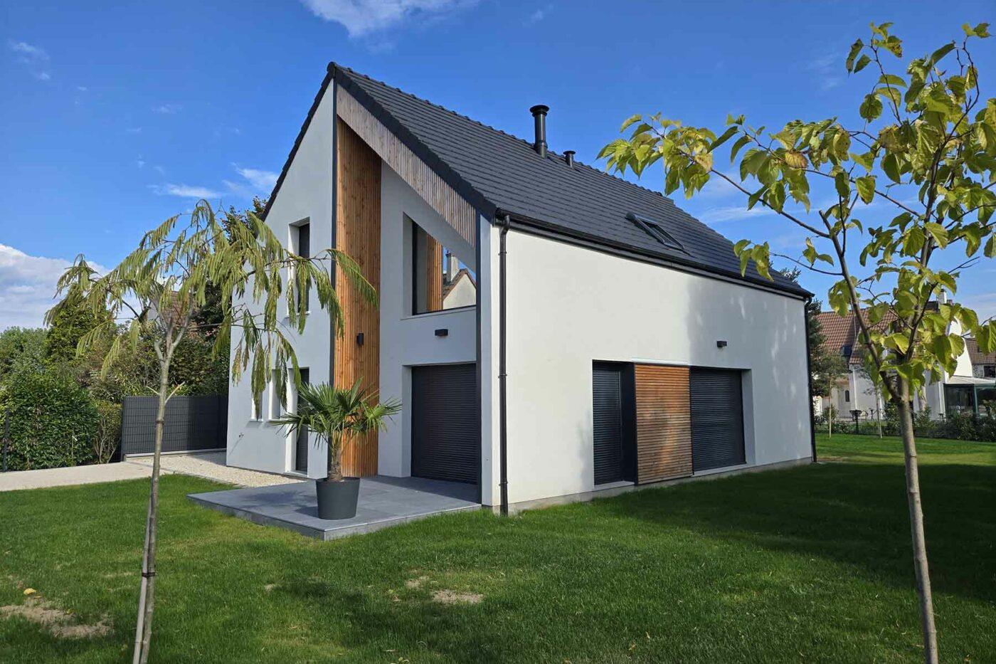 Extérieur de la maison individuelle du CLOS DES MONTEES