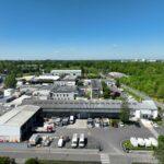 Vue aérienne du bâtiment METZ-CLOISOL-ACORUS