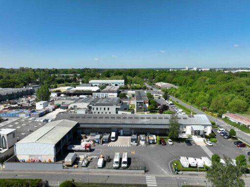 Vue aérienne du bâtiment METZ-CLOISOL-ACORUS