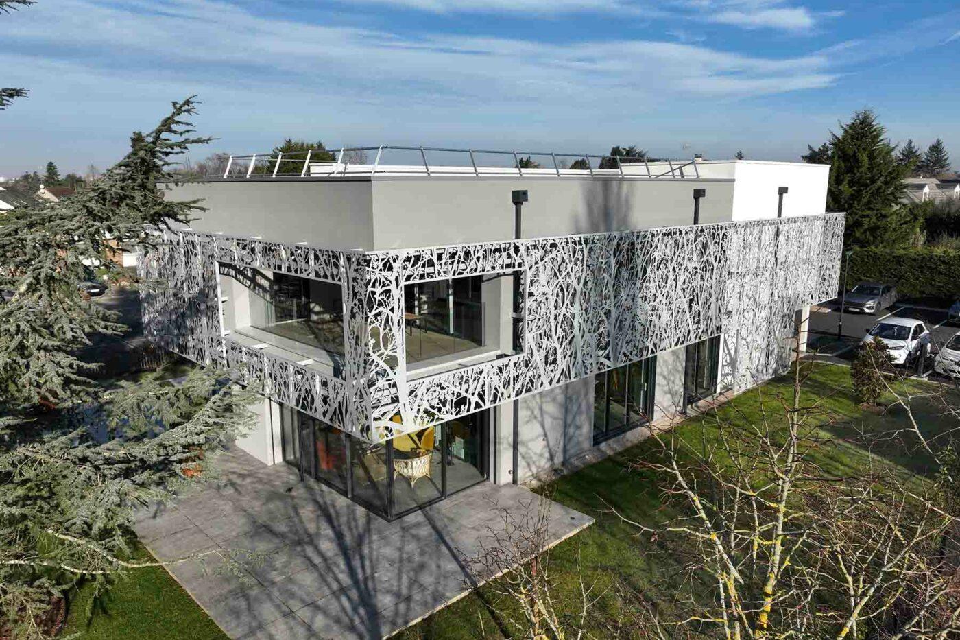 Vue aérienne du bâtiment OSE CONSEIL