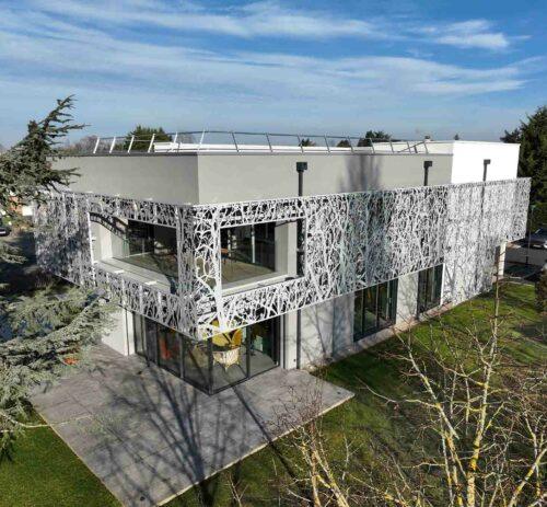 Vue aérienne du bâtiment OSE CONSEIL