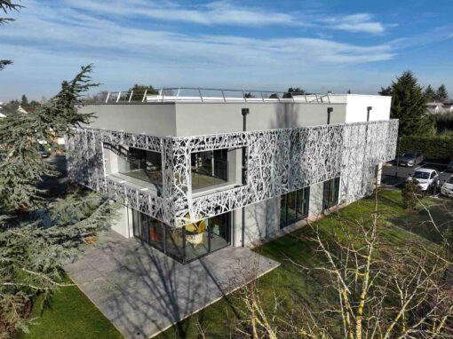 Vue aérienne du bâtiment OSE CONSEIL