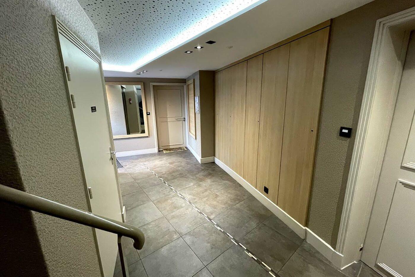 Intérieur des parties communes de la résidence BON OUEST