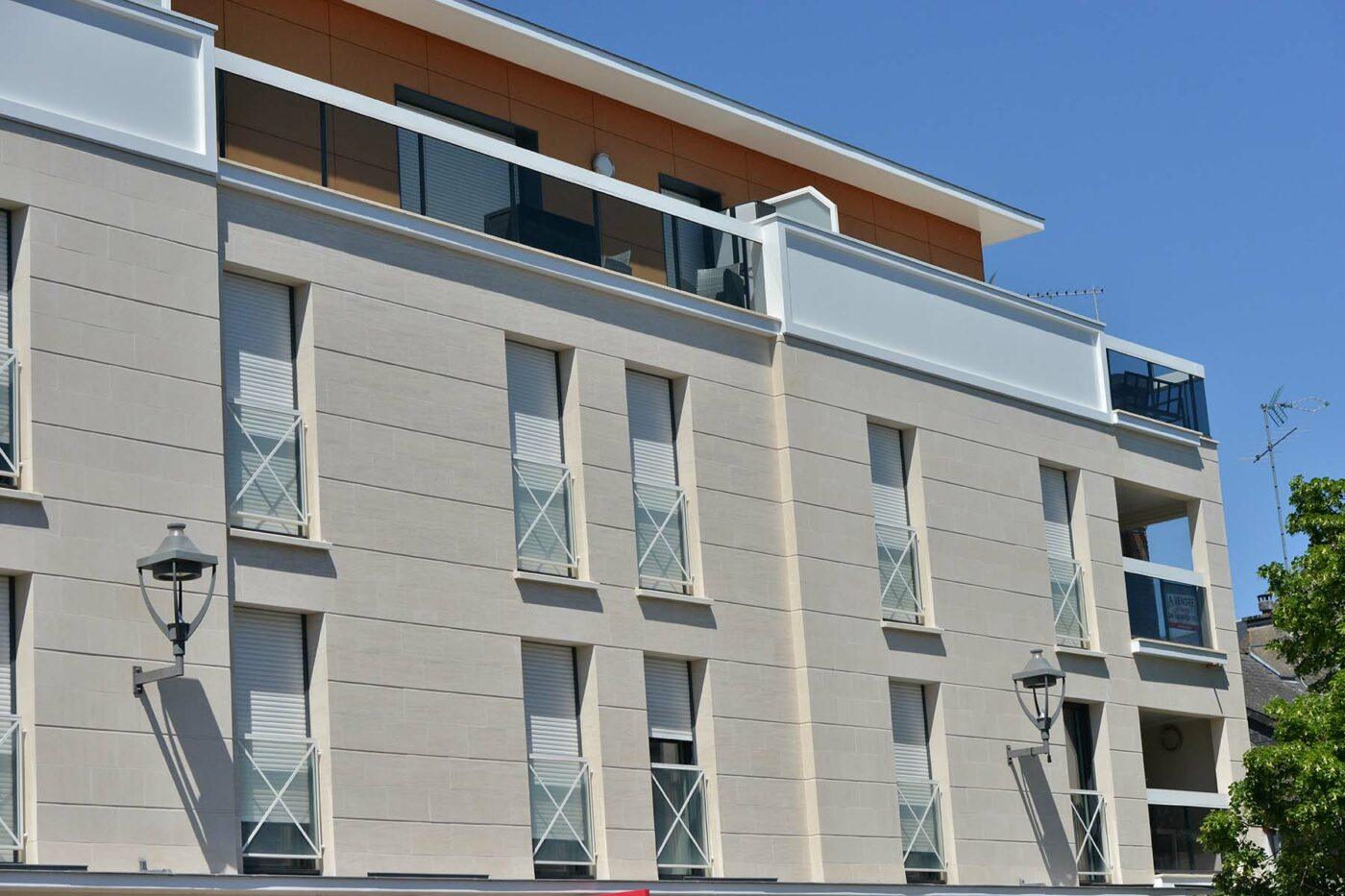 Façade de la résidence LES TERRASSES SAINT-MARTIN