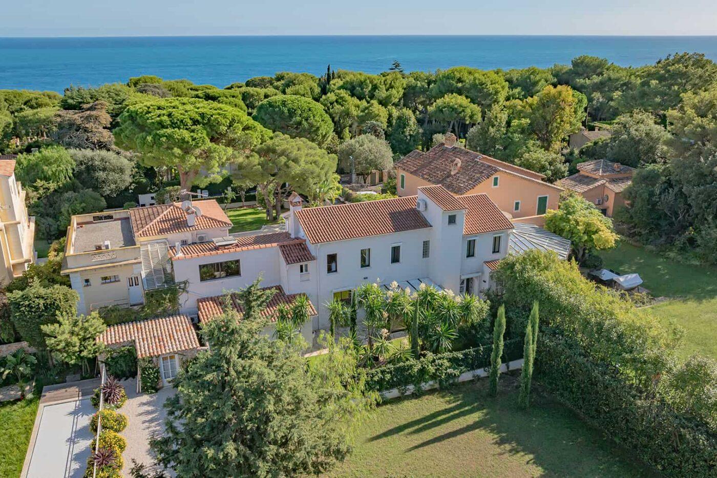 Vue aérienne de la villa ALOHA