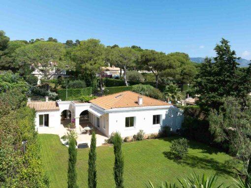 Vue aérienne de la villa ROSE DES VENTS